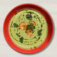 Зеленый гаспачо с креветкой - Zanoza Open Bar - готовим еду для современного жителя города